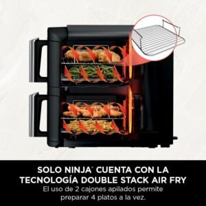 FREIDORA DE AIRE NINJA DOUBLE STACK 7 6 LITROS