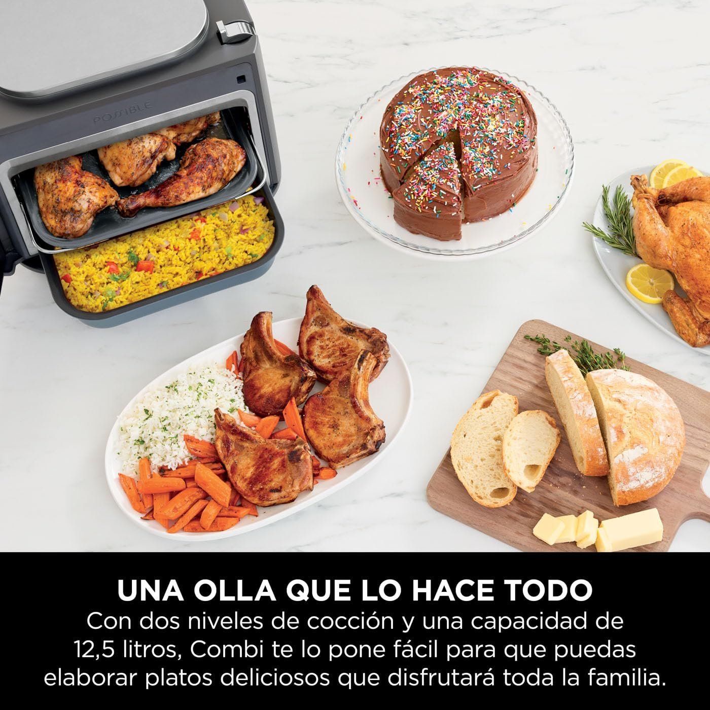 Ninja Combi Olla eléctrica multifunción 12 en 1