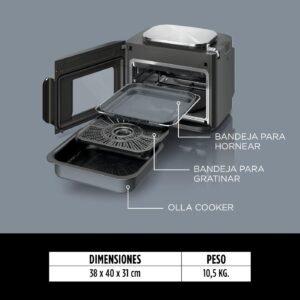 Ninja Combi freidora de aire Olla eléctrica multifunción 12 en 1, Horno