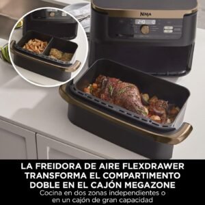 Ninja Foodi Flexdrawer Dualzone 10.4 Litros 7 en 1 AF500eu