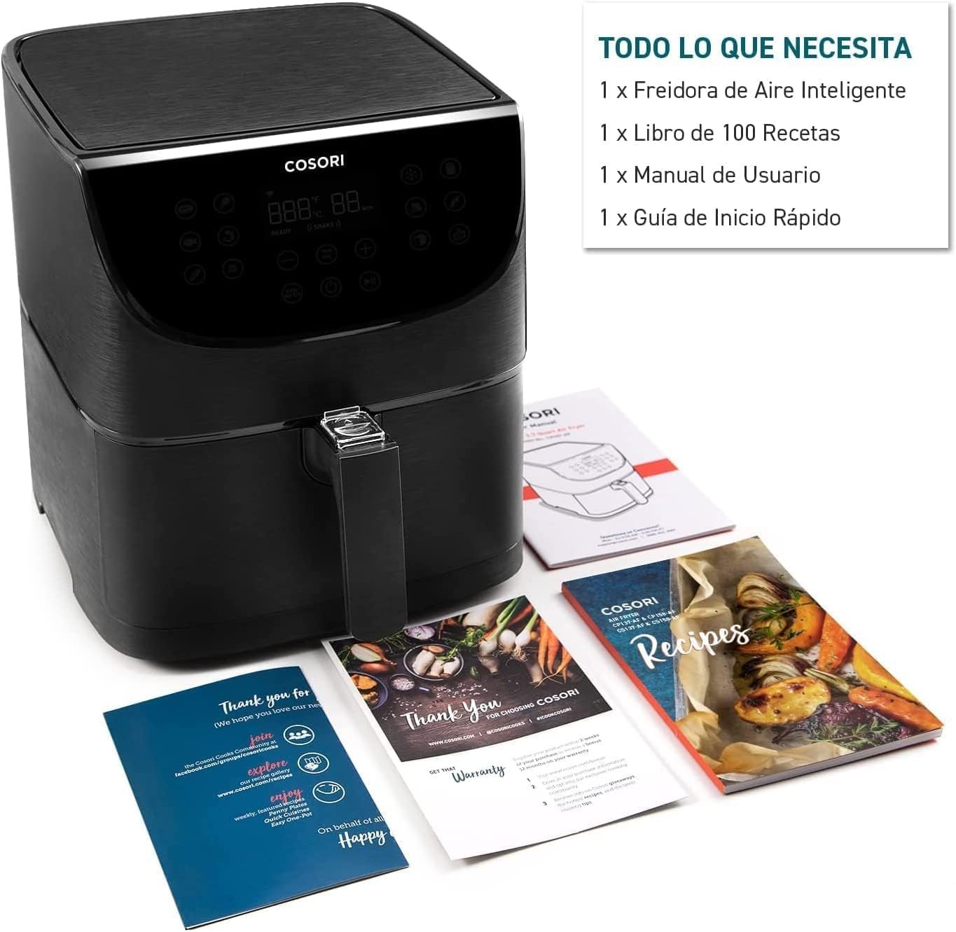 cosori smart chef edition 5.5 litros